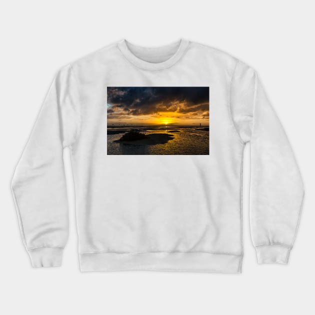 Sunrise, Gorriones,  Costa Calma Crewneck Sweatshirt by Reg-K-Atkinson